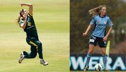 Australian Ellyse Perry has represented Australia at the World Cup in cricket and football