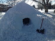 Survive Winter Camping and Snowmobiling with a Quinzhee Snow Shelter