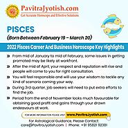 2022 Pisces Career and Business Horoscope