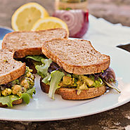 Avocado and Chickpea Salad Sandwiches