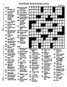 Online crossword puzzle level 1 - Christmas