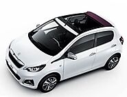 Peugeot 108 cabrio for rent