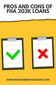 203k Loan Pros and Cons | Visual.ly