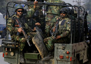 Pakistani Army Troops Arrive to Conduct an Operation