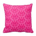Hot Pink Throw Pillows - Gorgeous, Tactile Designs