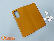 Best Leather Z Fold 2 Leather Flip Leather Flip