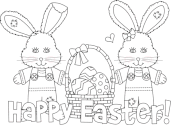 Happy Easter Coloring Pages 2021 – Free Printable Easter Coloring Page 2021