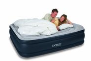Intex Queen Deluxe Pillow Rest Raised Airbed Kit