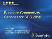 SharePoint 2010 Business Connectivity Services