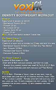 Voxifit Bodyweight Workout