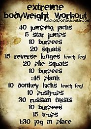 Extreme Bodyweight Workout