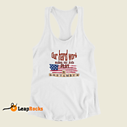 Our Hard Work makes our Kids Play Printed tank-tops for women & girls