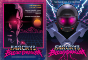 80s-Drenched poster art of Far Cry 3: Blood Dragon