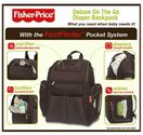 Fisher-Price FastFinder Diaper Backpack with Locket Feature