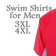 Best Big and Tall Swim Shirts for Men 3XL and 4XL - Reviews of Swimming Shirts