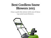 Best Cordless Snow Blowers 2015