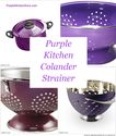 Best Purple Kitchen Colander Strainer