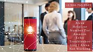 Get Instant Alexa Helpline to Fix Why Alexa Not Working 1 800-795-6963 Alexa Not Responding