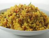 Poha With Mixed Sprouts
