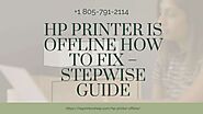 Why Is My Hp Printer Offline? 1-8057912114 Hp Printer Not Working/Printing