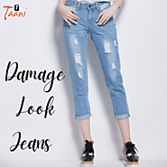 Get Damage Look Jeans for Girls and Ladies