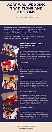 Agarwal Wedding Traditions and Customs