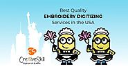 Cre8iveSkill: Best Embroidery Digitizing Service In The USA