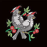 Sparrow Bird Digitized Embroidery Design | Cre8iveSkill