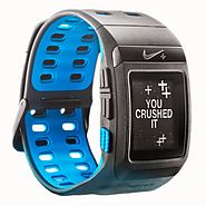 Nike+ SportWatch GPS Powered by TomTom- Sensor Not Included (Anthracite/Blue Glow)