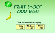 arly Math: Fruit Shoot Odd Even