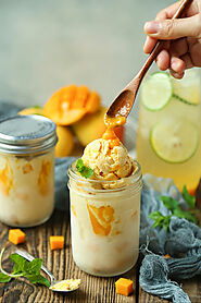 Mango ice cream