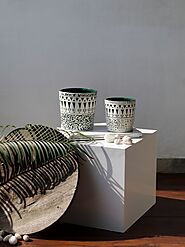 Buy Ceramic Desk Planters for Home Decor Online India| Whispering Homes