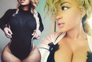 Swirly Instagram Model with the Most Ridiculous Curves Ever!