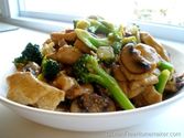 Chicken Broccoli and Mushroom Stir Fry