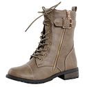 Cheap Women's Fold Over Combat Boots Review 2015