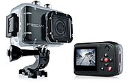 Foscam AC1080 Action Camera - HD 1080P, 12MP 3x Rapidshot, 170° Viewing Angle, 1.5" LCD Viewscreen, Built-in Mic & Sp...