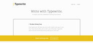 Typewrite - Simple, Real-time Collaborative Writing Environment