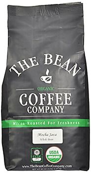 The Bean Coffee Company, Mocha Java Organic Whole Bean Coffee, 5-Pound Bag