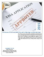 The process of tn (treaty nafta) visa and its advantages and disadvantages