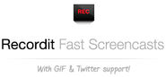 Recordit: Record screencasts fast & free! with GIF Support!