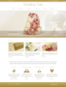 Wedding Cake Joomla! Template 44444