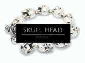 Skull Head Bracelet Stainless Steel Collection -