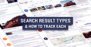 Search Result Types and How to Track Each