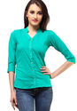 Cation Green Solid Shirt