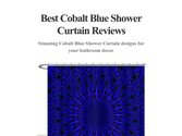 Best Cobalt Blue Shower Curtain Reviews
