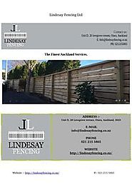Timber Fencing in Auckland