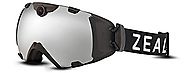Zeal Optics HD Camera Goggle - Built in 1080P Camera - Base Black Frame, Metal Mirror Optimum Lenses
