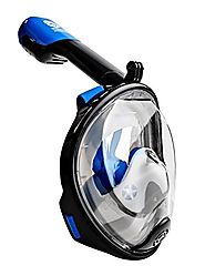 Seaview 180° GoPro Compatible Snorkel Mask- Panoramic Full Face Design. See More With Larger Viewing Area Than Tradit...