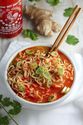 Spicy Sriracha Ramen Noodle Soup