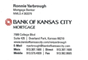 Ron Yarbrough - Mortgage Banker - 913-307-1608